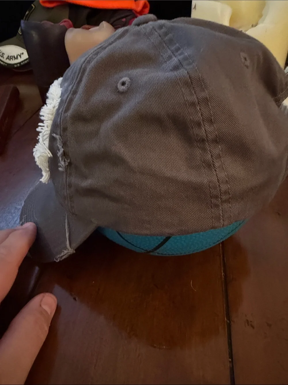 Gray 'Arrow' Patch Baseball Cap - Casual Home Art Accent